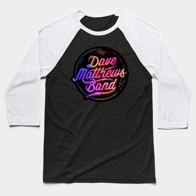 Dave Matthews Logo Circle Baseball T-Shirt by mashudibos